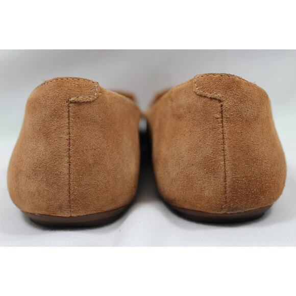 Lulus Emmy Cognac Suede Pointed Toe Loafer Flats Womens 8 BR 37 - Picture 5 of 10